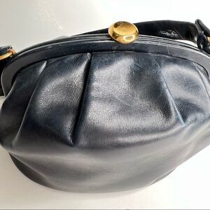Coblentz Vintage navy blue leather purse